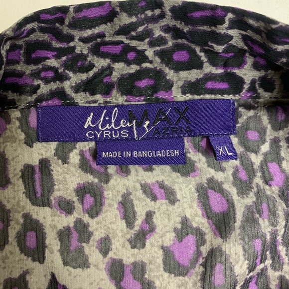 Animal print blouse by Miley Cyrus - Picture 3 of 5
